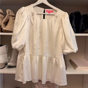 Lilly Pulitzer Cream Blouse